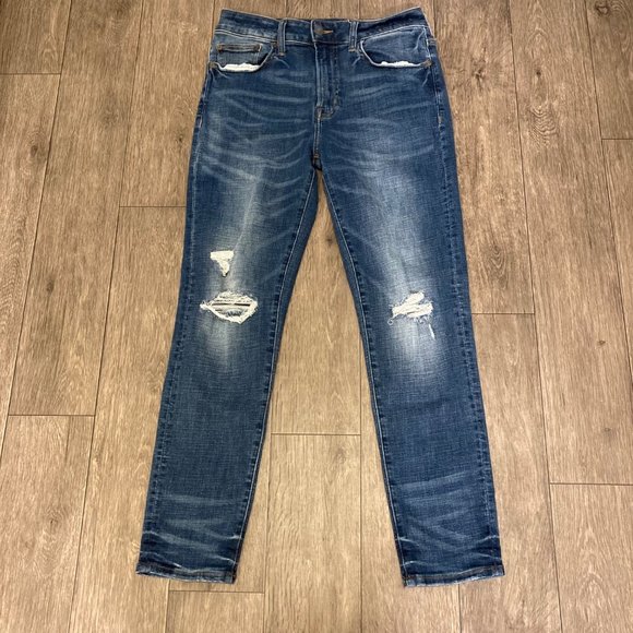 American Eagle Jeans Men's Original Taper Distressed Next Level Flex Denim 29x30 - Picture 1 of 8